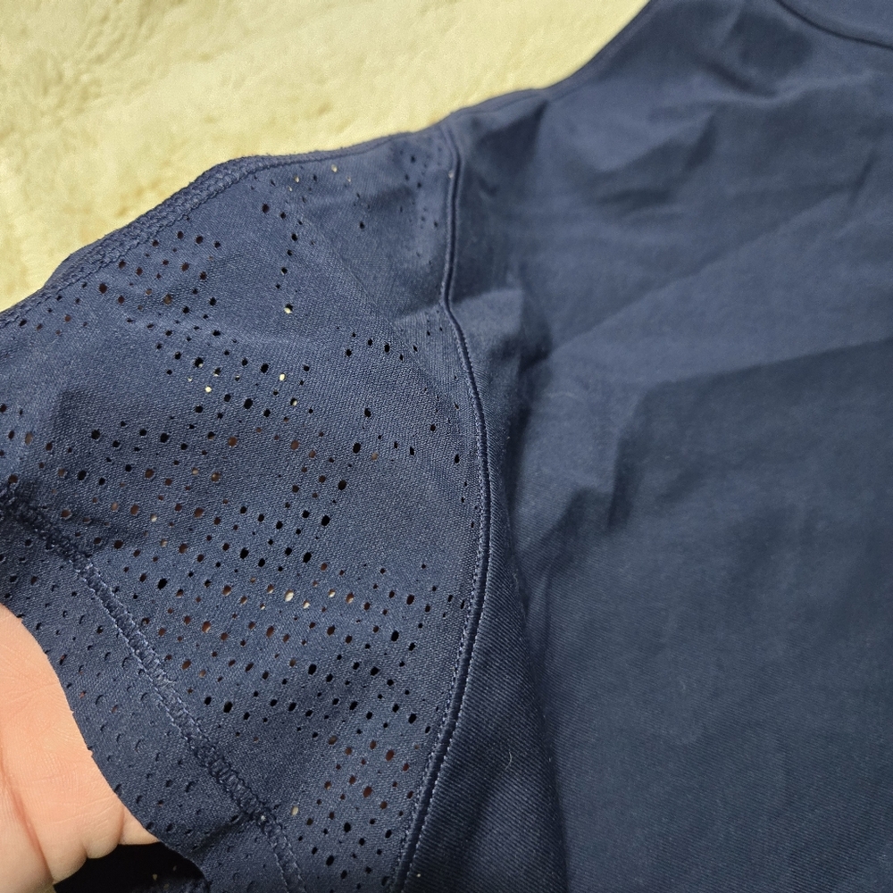 Under Armour Court Dress Tennis Golf Pickleball, navy racerback, M - Picture 5 of 16